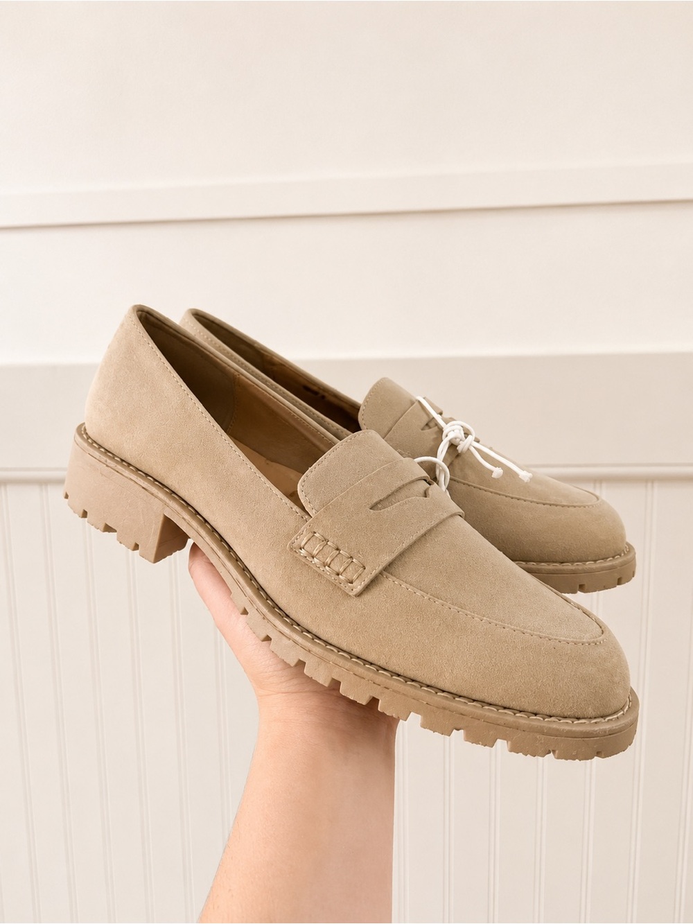 Dolce Vita Tan Suede Loafers